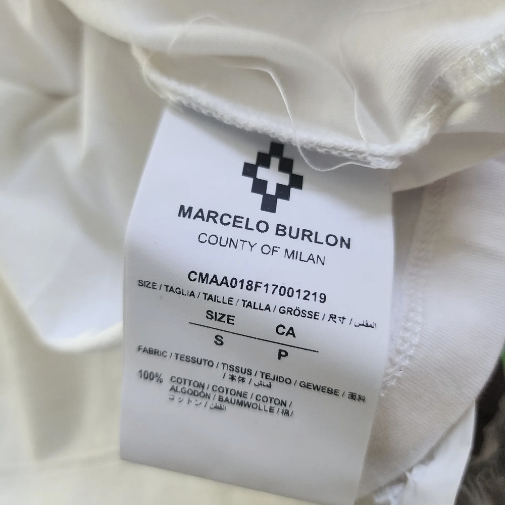 Marcelo Burlon County of Milan Multicolor Graphic Tee - Picture 4 of 5